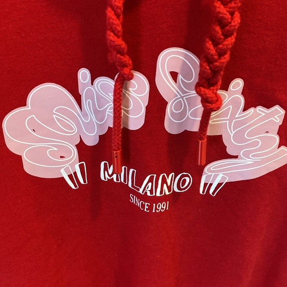 Miss Sixty Milano Red Hoodie Dress short sleeves - Picture 2 of 10